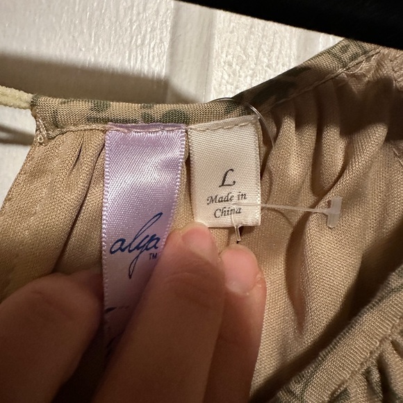 LPA Olive Patterned Mini Dress - Picture 2 of 4